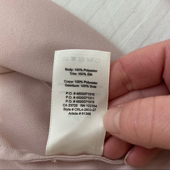 Aritzia Wilfred Promener Off the Shoulder Blouse Pink size Small - Picture 8 of 10